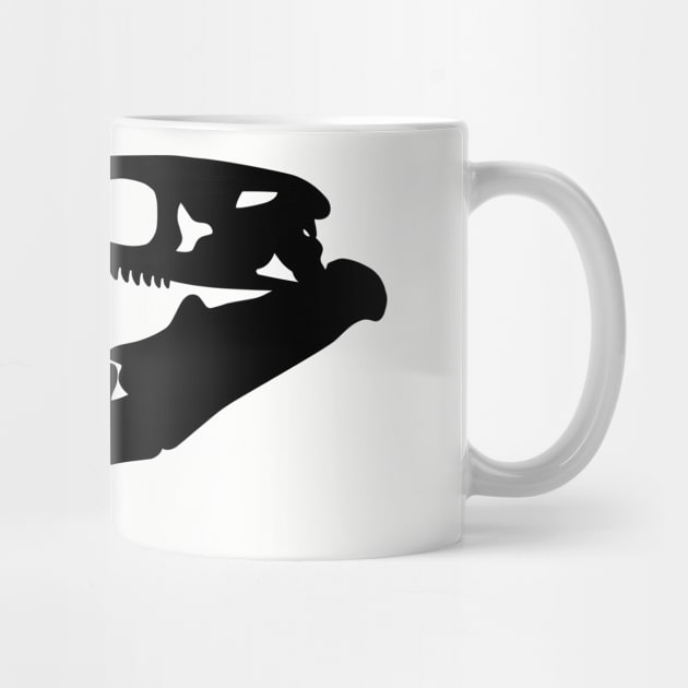 Tylosaurus skull - black by SkeleCrewPaleo